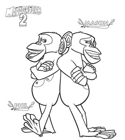 Madagascar Coloring Pages 14